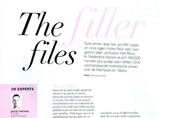 Joost Kroon in Grazia over fillerfeiten en -fabels