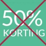 50% korting!